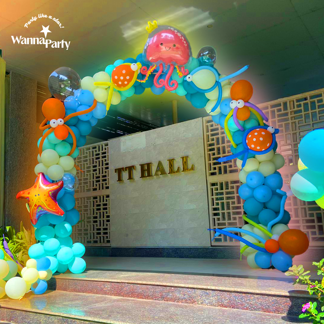 Underwater World Birthday Set up