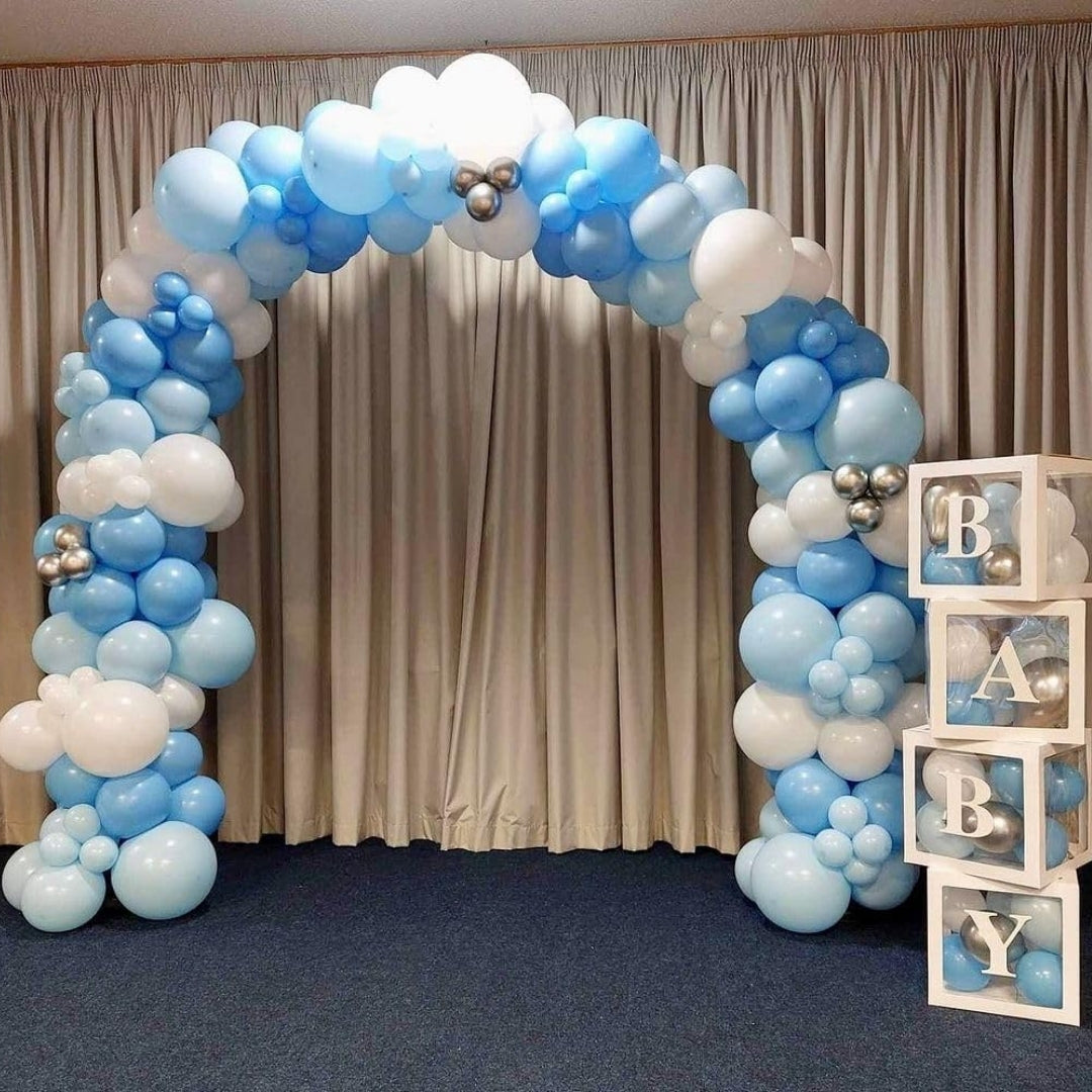 Pastel Macaron Blue Latex / Rubber Balloon - Helum Quality - 12 inches - 10PC