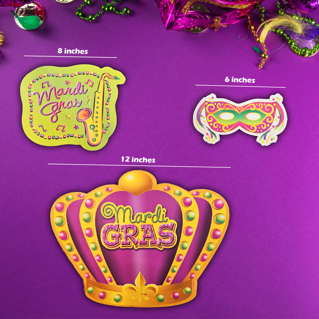 Masquerade Party Cutouts - 6PC