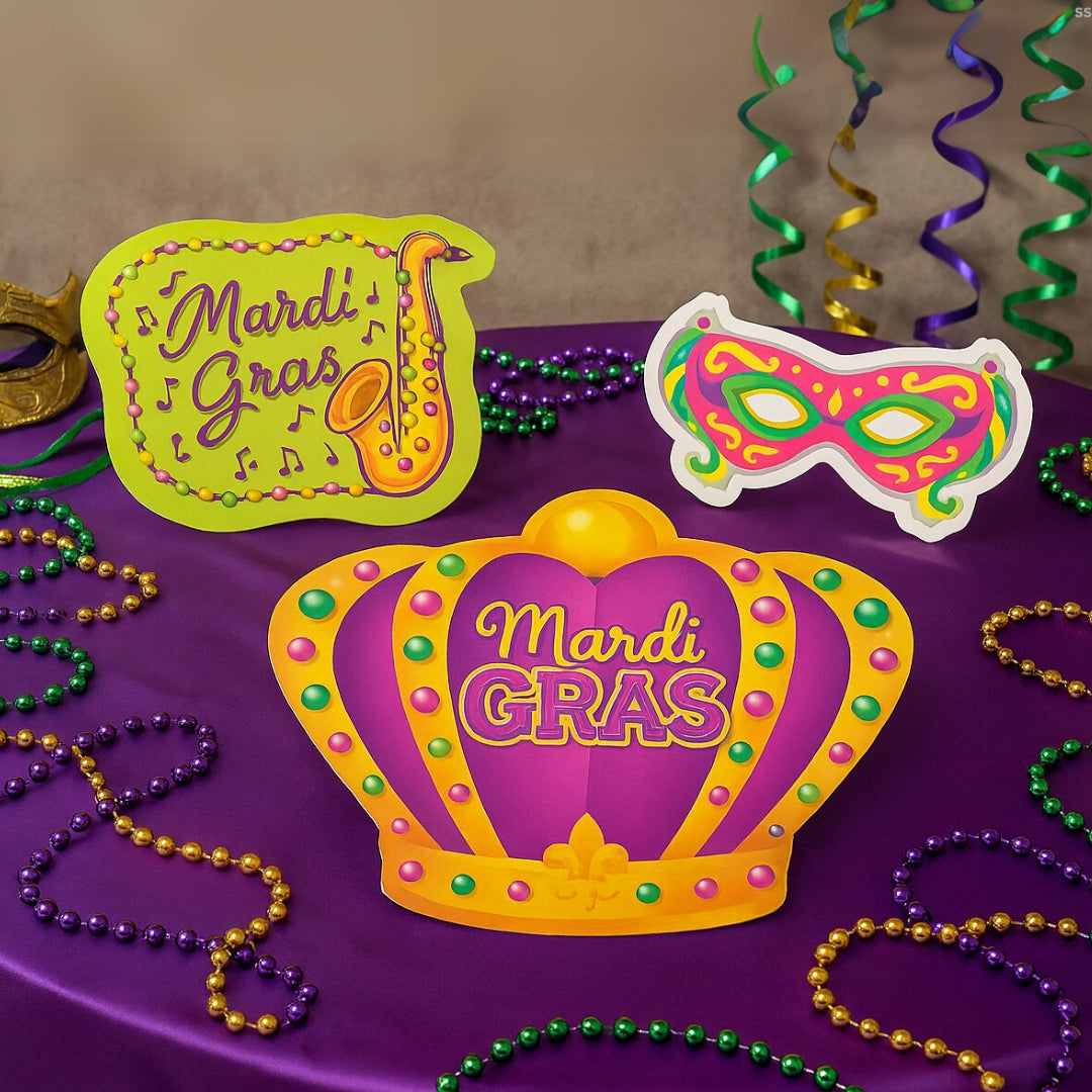Masquerade Party Cutouts - 6PC