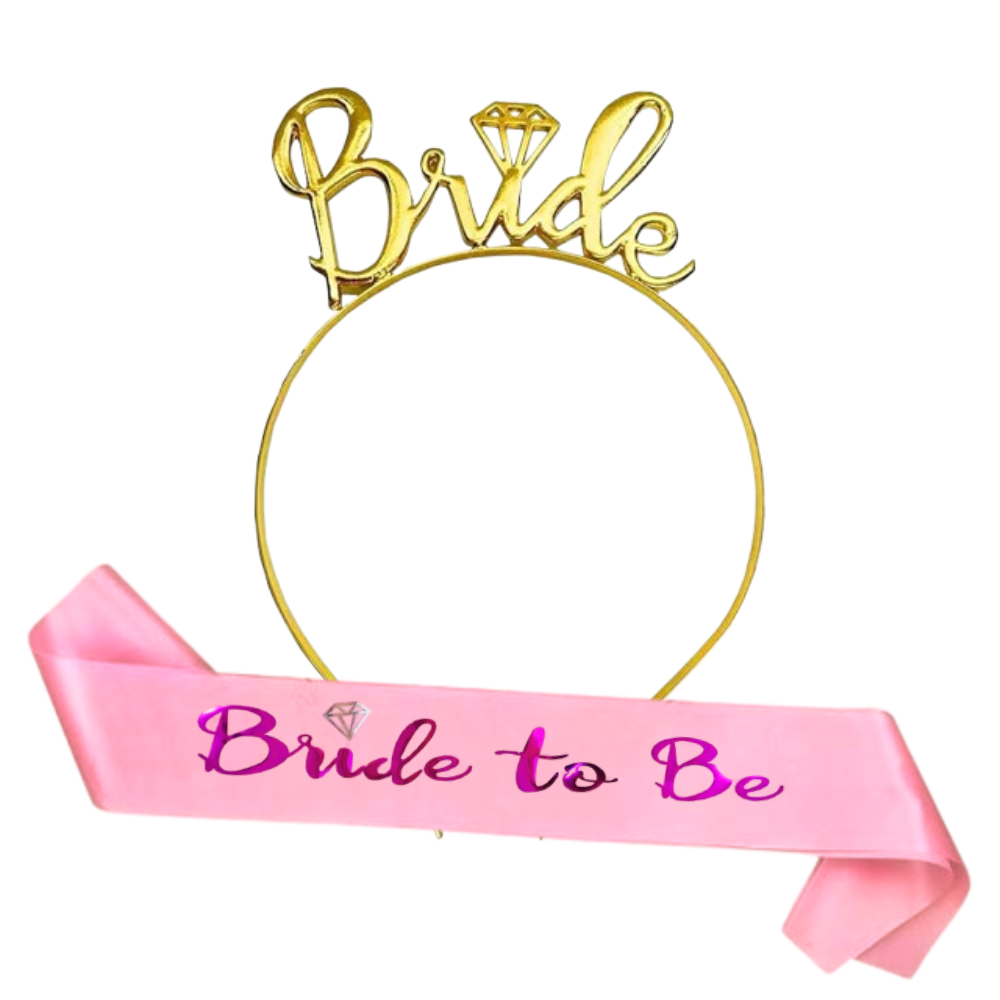 Bride To Be Sash & Tiara Set – Bachelorette Party Accessories