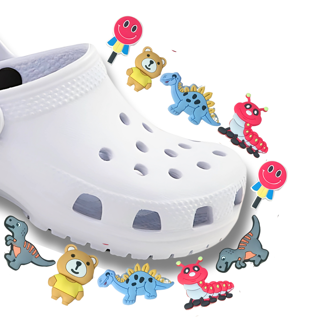 Jungle Animal JIbbitz Shoe Charms Set - 10 PC