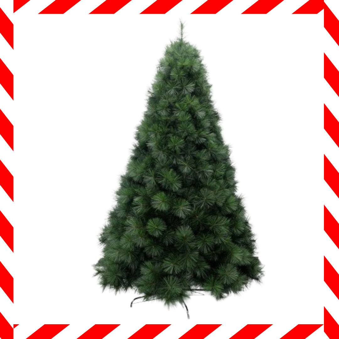 Artificial 6 feet Christmas Tree Xmas Tree with Solid Iron Metal Legs, Light Weight - 1PC