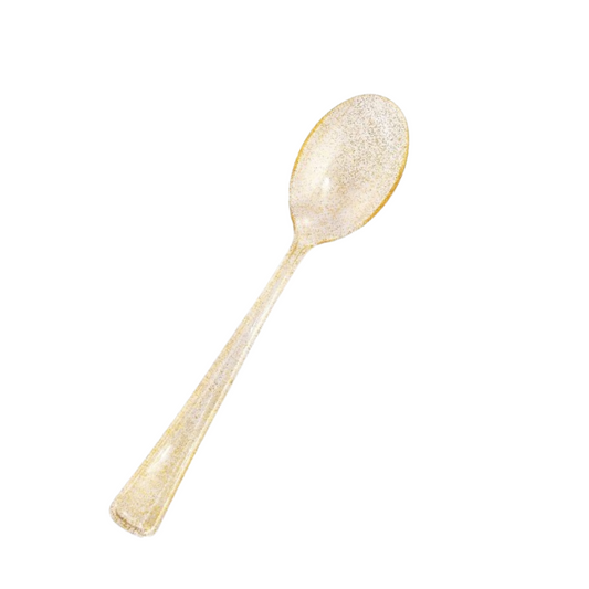 Shimmer Golden Spoons - 12PC