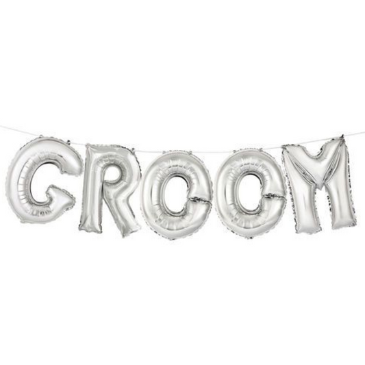 Letter O Silver Foil Balloon - 16 inches - 1PC