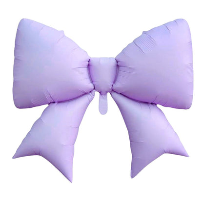 Pastel Purple Bow / Gift Ribbons Shaped Balloon - 30 inches - Helium Quality - 1PC
