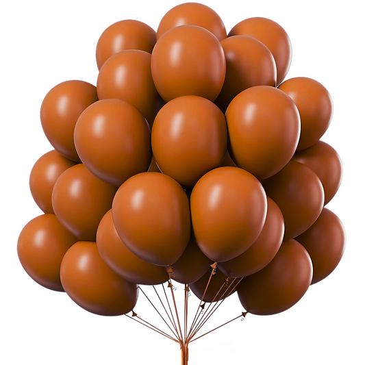 Chocolate Brown Balloons-50PC