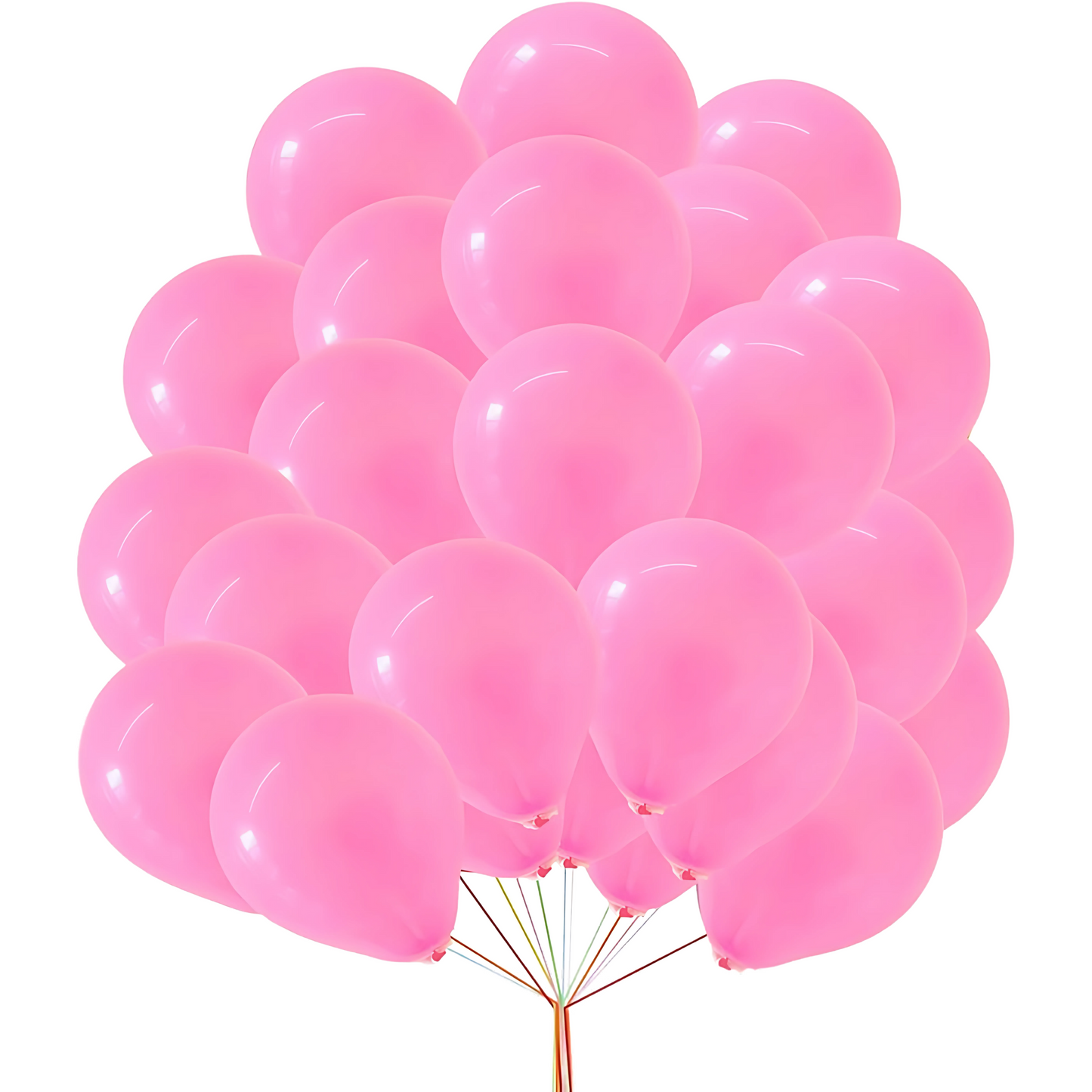 Light Pink Latex / Rubber Balloons - 9 inches - Bulk Pack - 50PC