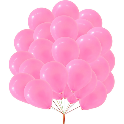 Light Pink Latex / Rubber Balloons - 9 inches - Bulk Pack - 50PC