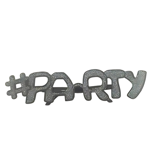 PARTY Silver Glittery Shades  - 1PC