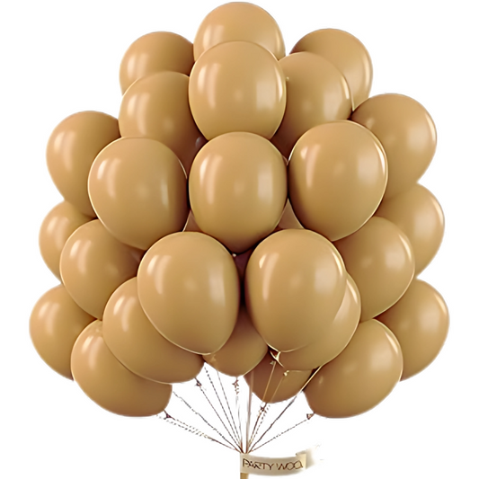 Coffee Brown Color Balloons 10" - 50 Pc
