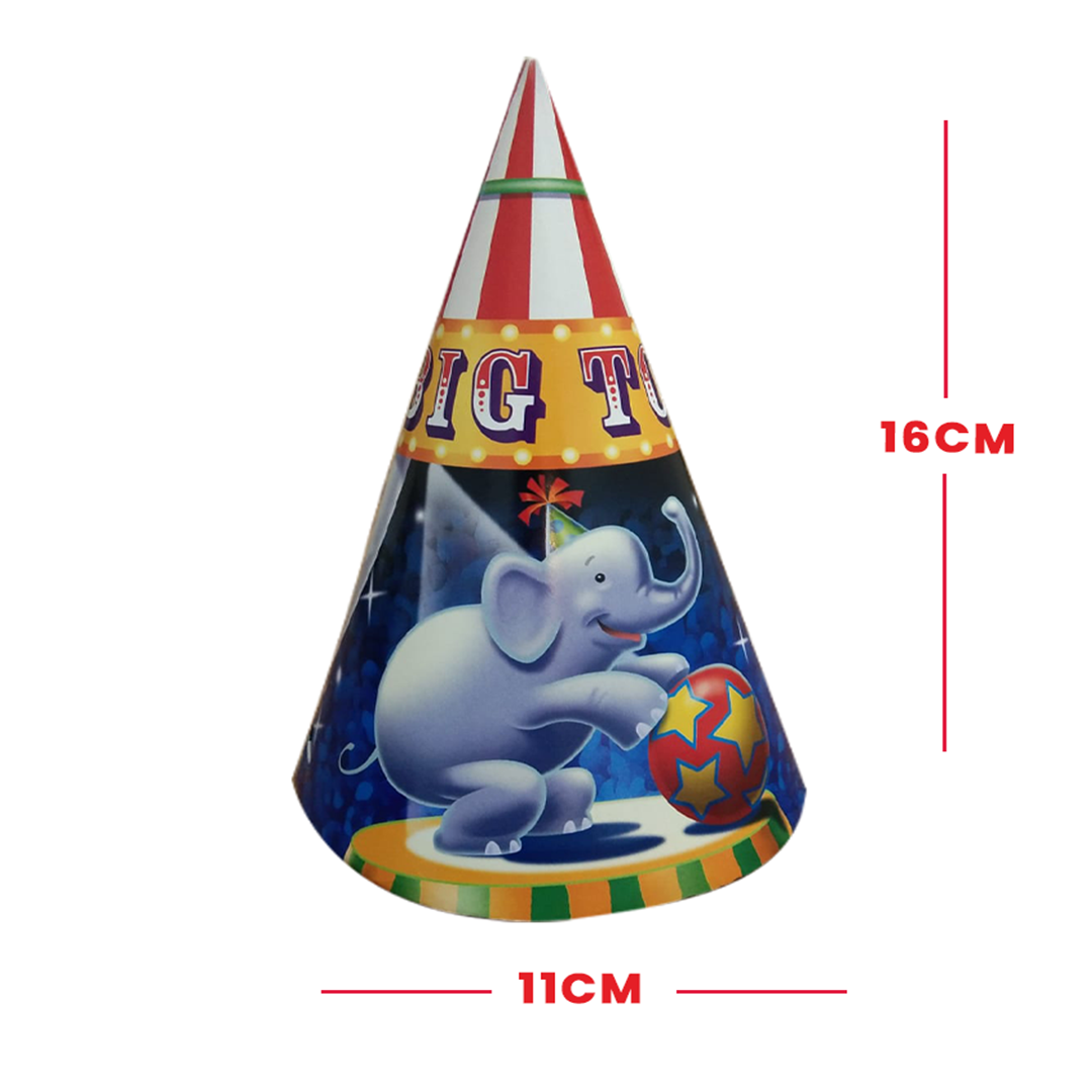 CIRCUS PARTY HATS - 8CT
