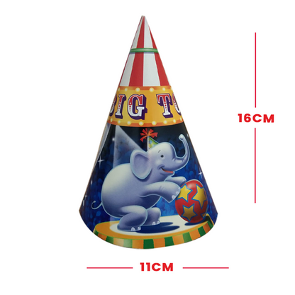 CIRCUS PARTY HATS - 8CT