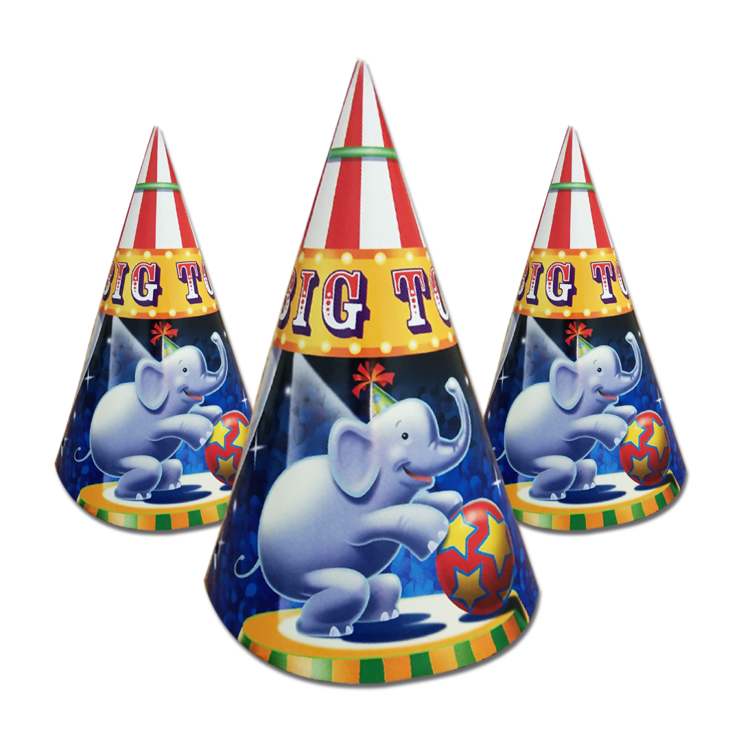 CIRCUS PARTY HATS - 8CT