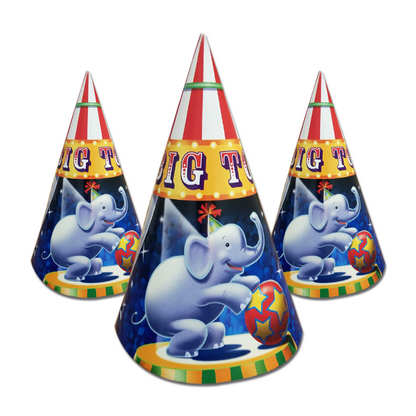 CIRCUS PARTY HATS - 8CT