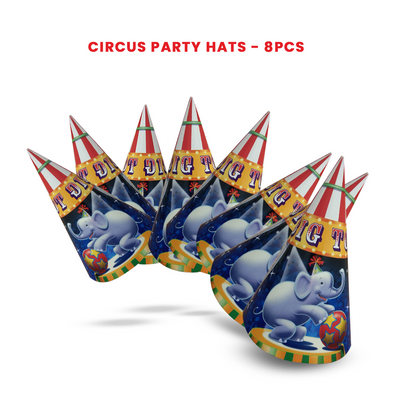 CIRCUS PARTY HATS - 8CT