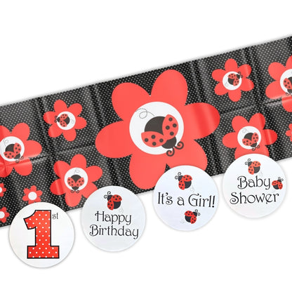 Lady Bug Jointed Giant Banner