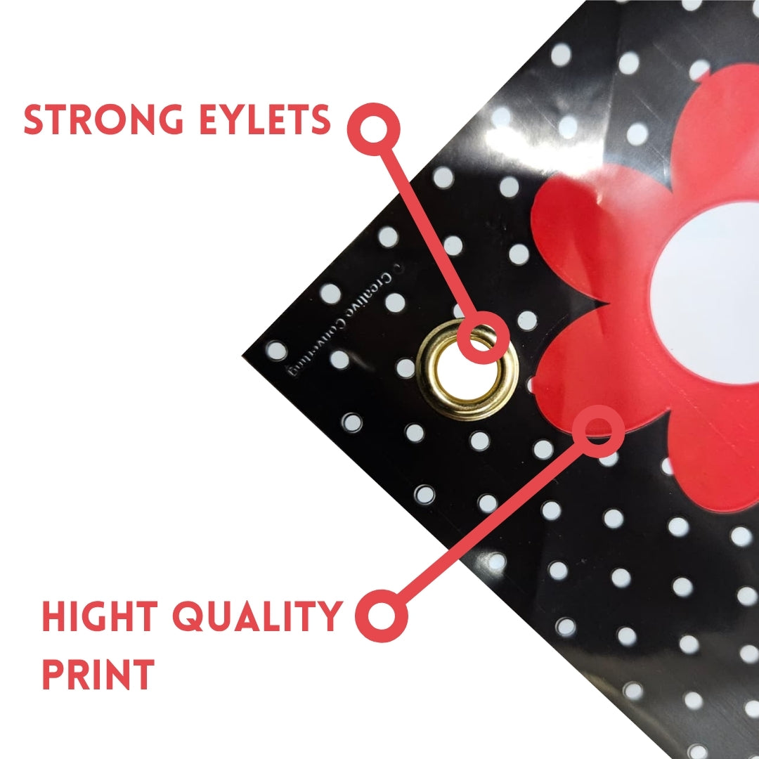 Lady Bug Jointed Giant Banner