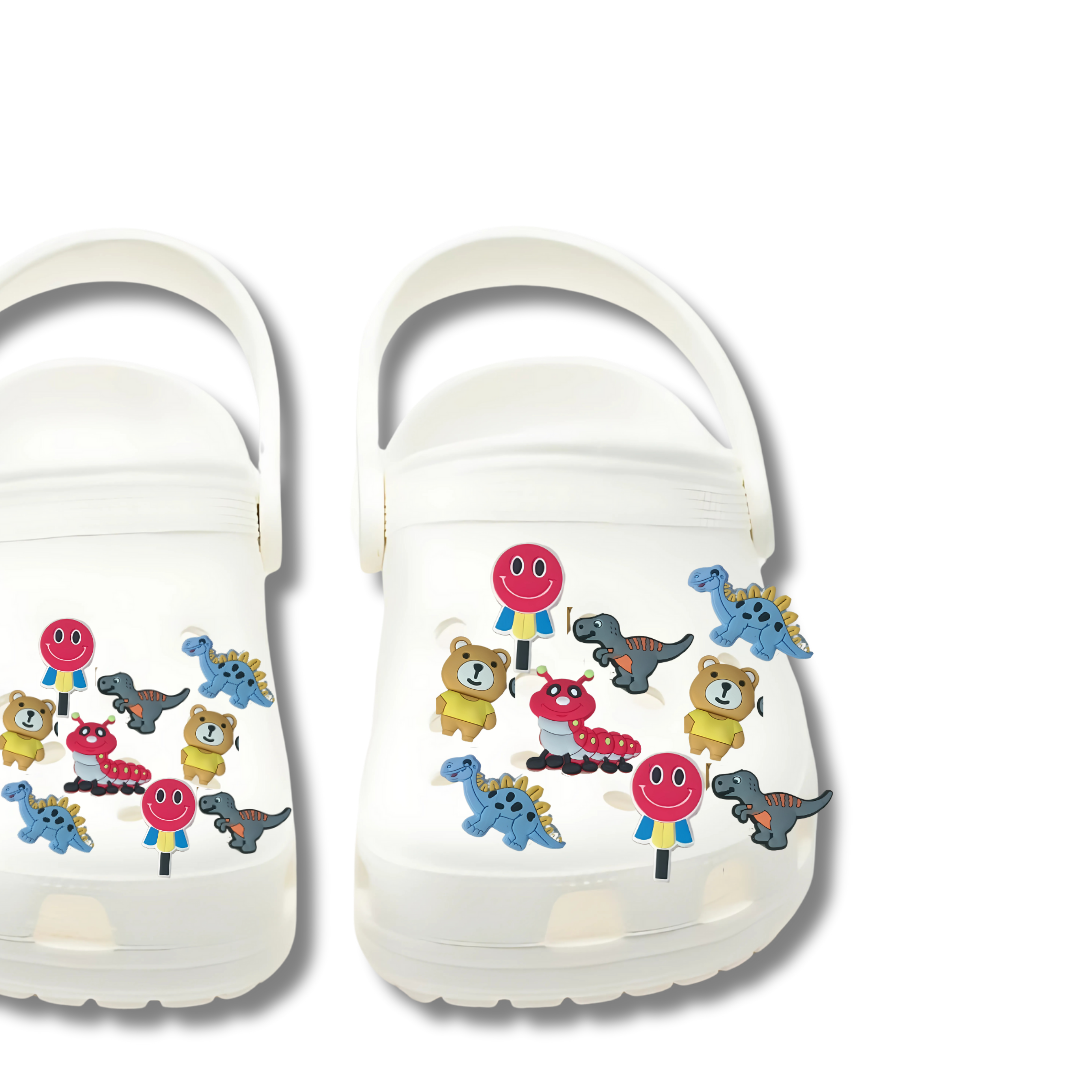 Jungle Animal JIbbitz Shoe Charms Set - 10 PC