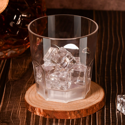 LED Whiskey Glasses that Glows in the Dark / Liquid Activated / Reusable - 1 PC