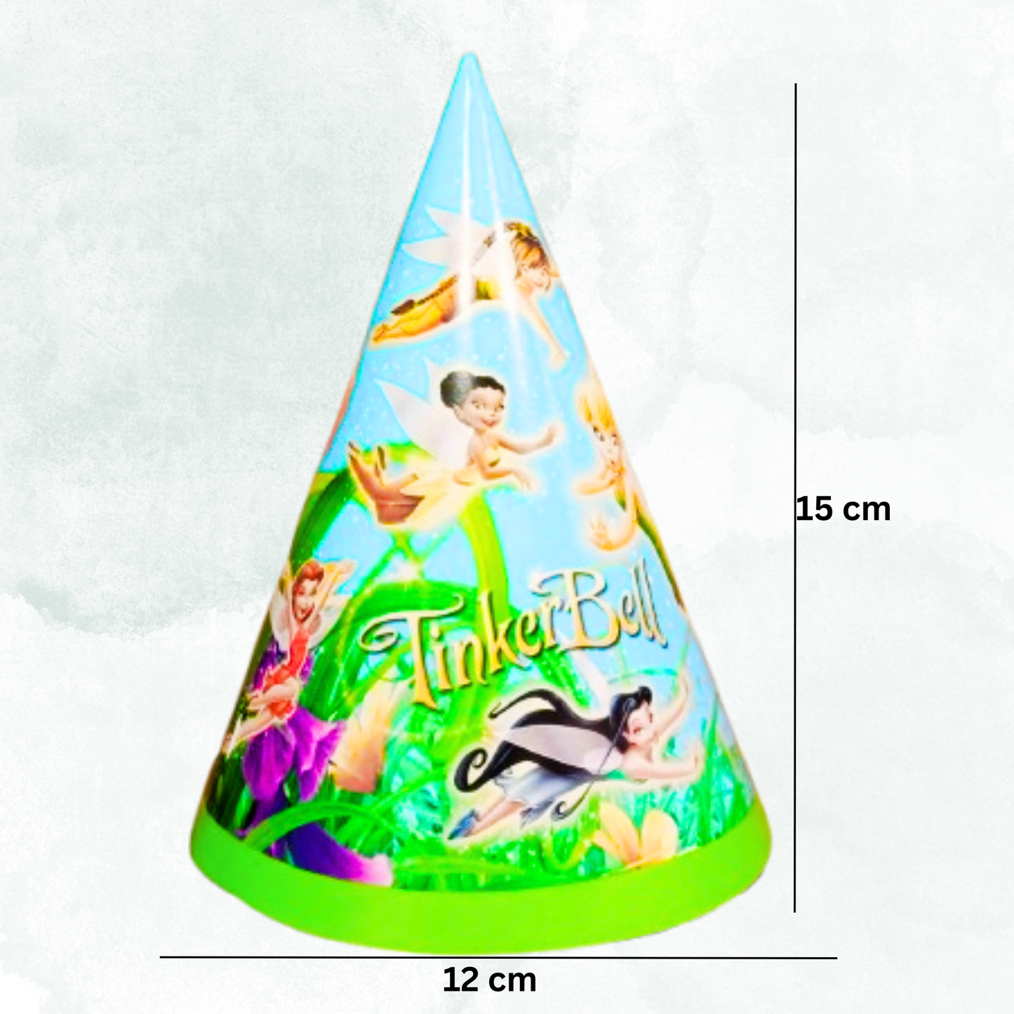 Tinker Bell Theme Party Birthday Has - 8PC