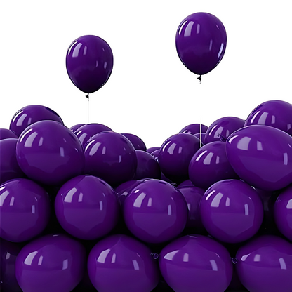 Purple Latex / Rubber Balloons - 9 inches - 50PC
