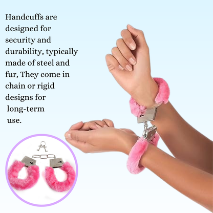 Hen Party Hand Cuffs Light Pink