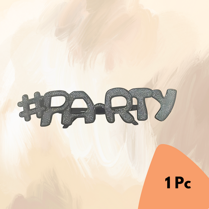 PARTY Silver Glittery Shades  - 1PC