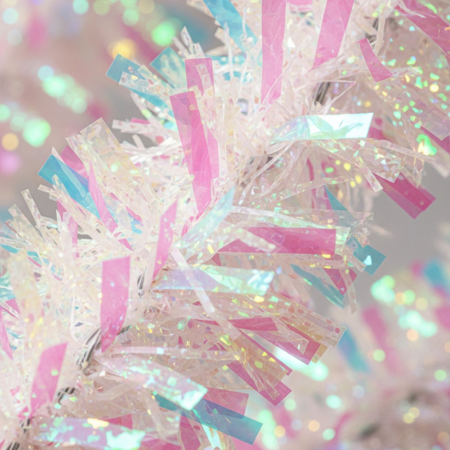 Iridiscent Star Shaped Wreath 24"