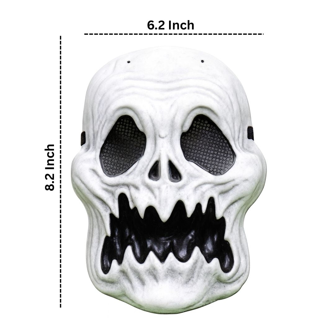 Halloween Scary Skull Mask White - 1PC