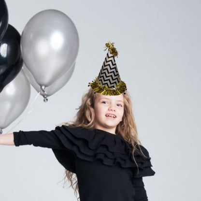 Silver Hat w/Star Swirl Bottom