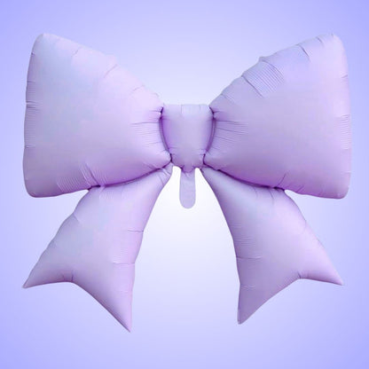 Pastel Purple Bow / Gift Ribbons Shaped Balloon - 30 inches - Helium Quality - 1PC