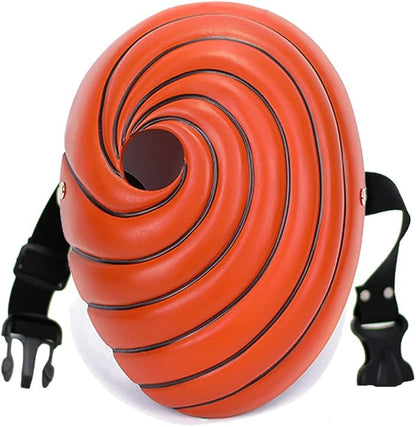 Anime Naruto Mask Akatsuki Tobi Obito Resin Mask - 1PC