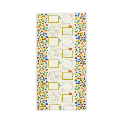 Paint & Art Theme Tablecover for Kids -  54 Inches X 96 inches - 1PC