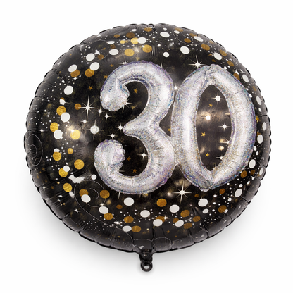 Sparkling 30th Birthday Foil Balloon