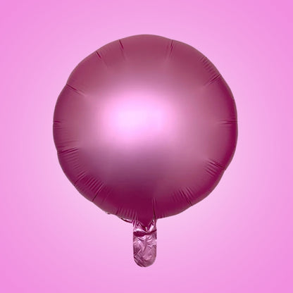Flamingo Shimmering Matte Pink Circle Balloon 18" S18
