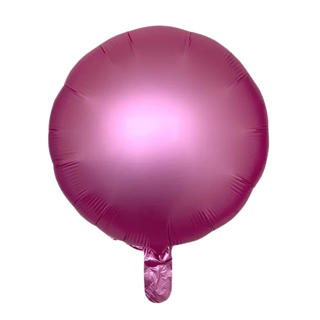 Flamingo Shimmering Matte Pink Circle Balloon 18" S18