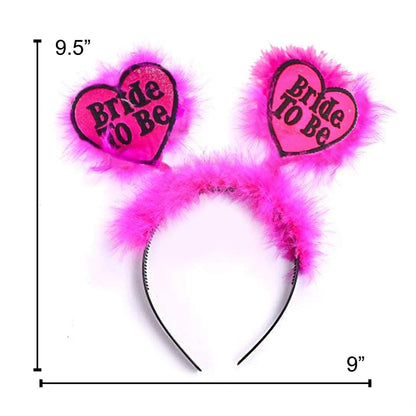 Bride To Be Headband w/Marabou