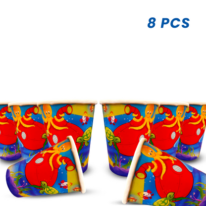 Underwater Party 9Oz Cups - 8Ct