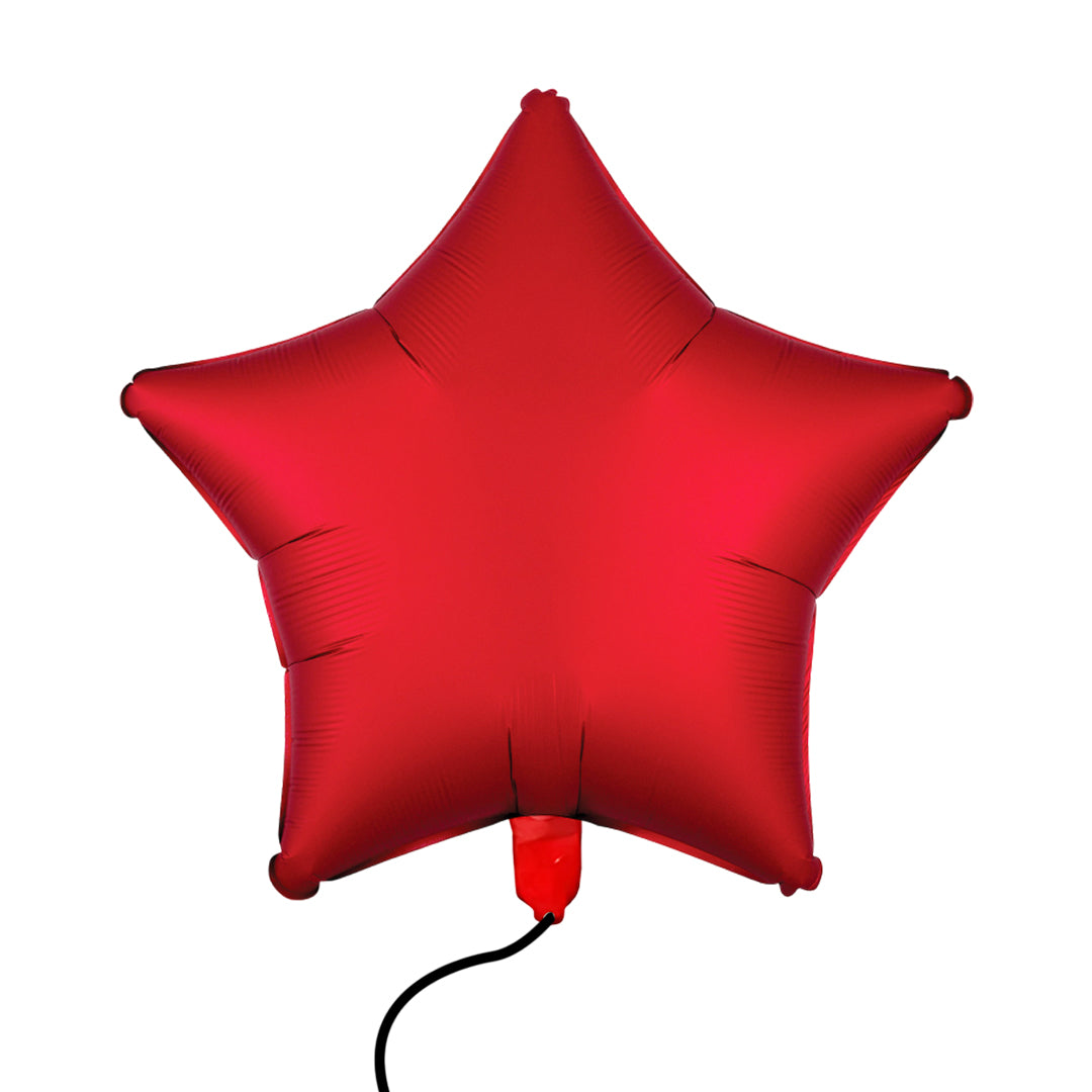 Satin Sangria Star Balloon 18