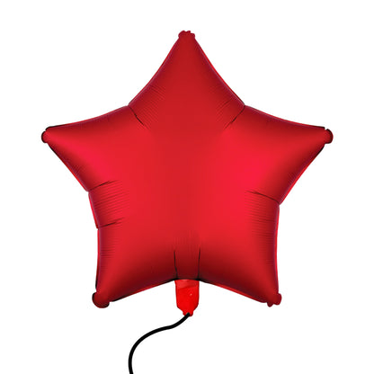 Satin Sangria Star Balloon 18