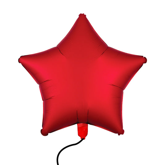 Satin Sangria Star Balloon 18