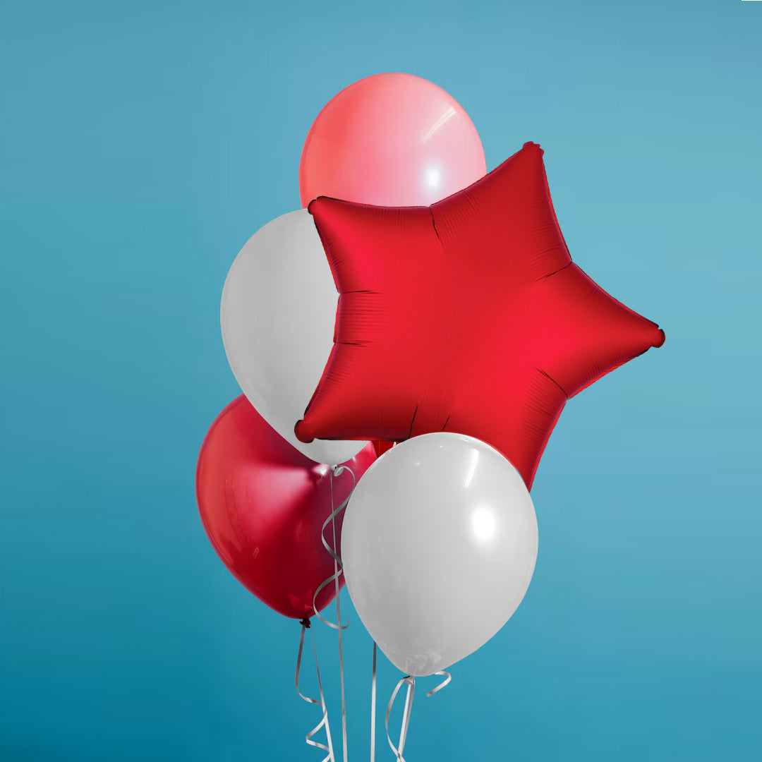 Satin Sangria Star Balloon 18