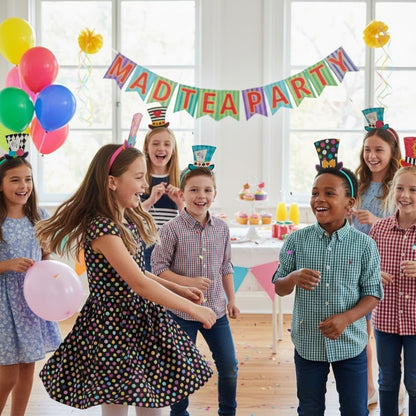 Wonderland Theme Party Headbands - 8PC