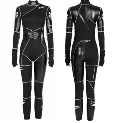 Anime Black Female Adult Costume - Size M (Bust - 80 cm)