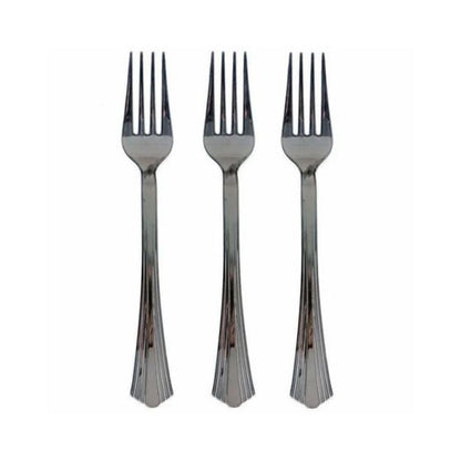 Silver Color Forks - 10PC