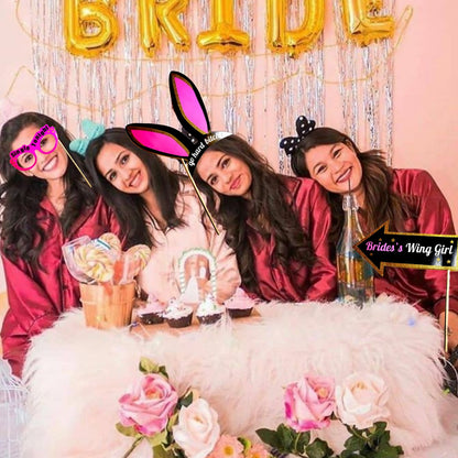 Go Hard Bitch Bachelorette Party Paper Photo Props - 20PC