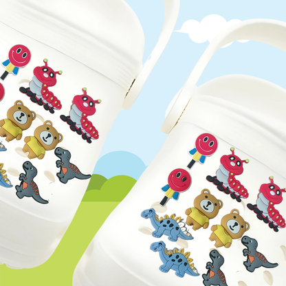 Jungle Animal JIbbitz Shoe Charms Set - 10 PC