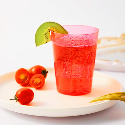 Shot Glasses Neon Red Party Combo - 10PC