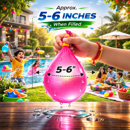 Holi Water Balloons - Self Sealing - 111PC